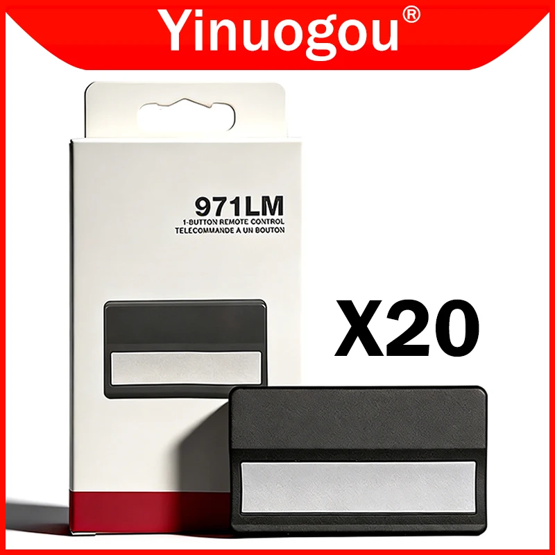 

971LM 972LM 973LM 950CB 953CB 956CB Security+ Garage Door Opener Remote Control With Visor Clip for Red Orange Learn Button