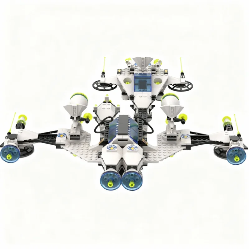 ตัวต่อ MOC Eclipse Starcruiser ชุดสำรวจอวกาศ 508 ชิ้น ของเล่นเสริมสร้างจินตนาการ แนวสถาปัตยกรรม ของขวัญคริสต์มาส
