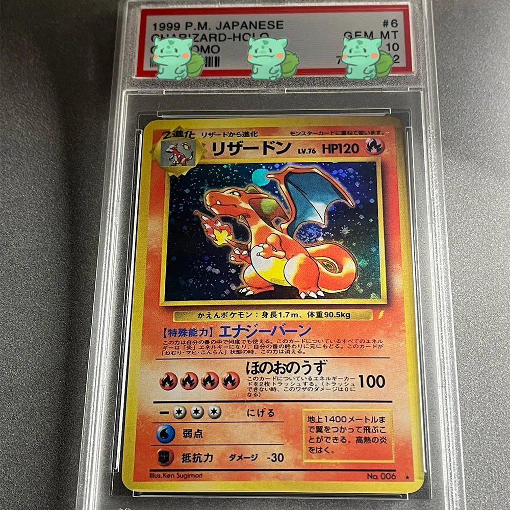 DIY 10 Punkte Klasse Sammel karte 2016 p. m. jpn. xy Promo CHARIZARD-HOLO Handel bitte 20. ptcg Karte holo graphische Etikett Geschenke Spielzeug