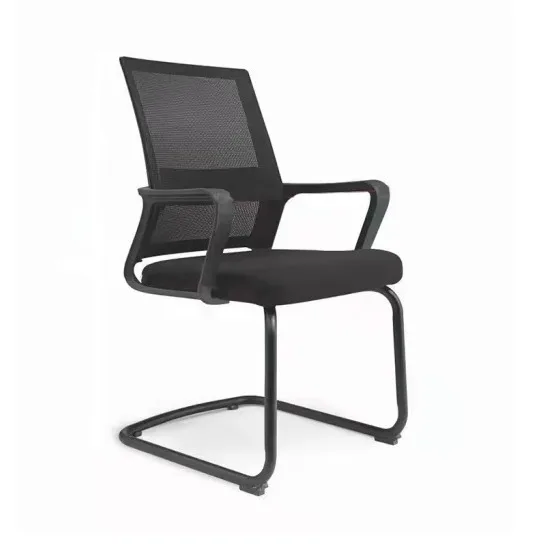 

Staff Office Chair Simple Black Bow Chair Mesh Staff Chair Thickened Integrated Skeleton
