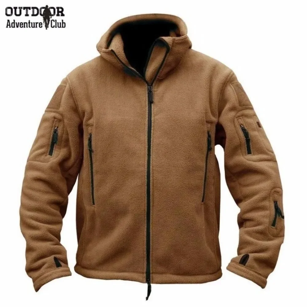 Men\'s fashion Tactical Jacket Military fleece outdoor sports Hiking Polar jacket