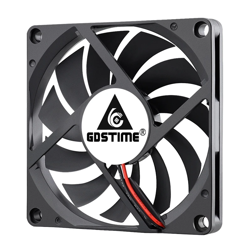 1Piece Gdstime DC 5V 12V 24V 80mm 8cm PC Case Radiator 80x10mm 8010 Mini DC Axial Flow Cooling Cooler Fan for CPU Computer