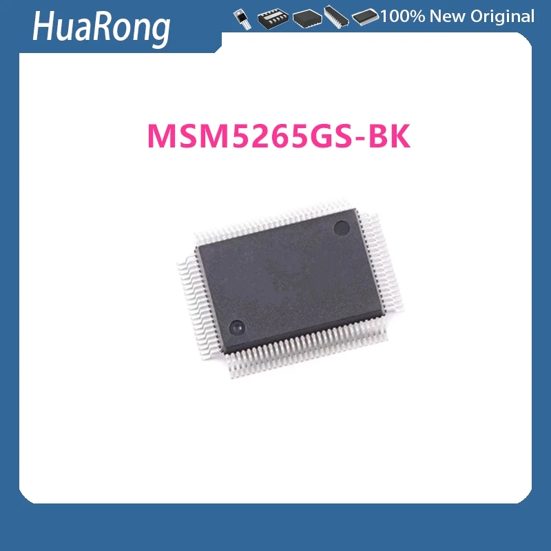 2Pcs/Lot  MSM5265GS-BK MSM5265GS MSM5265 M5265 QFP100 PD57006 TO AT27C2048-55JC AT27C2048 PLCC44