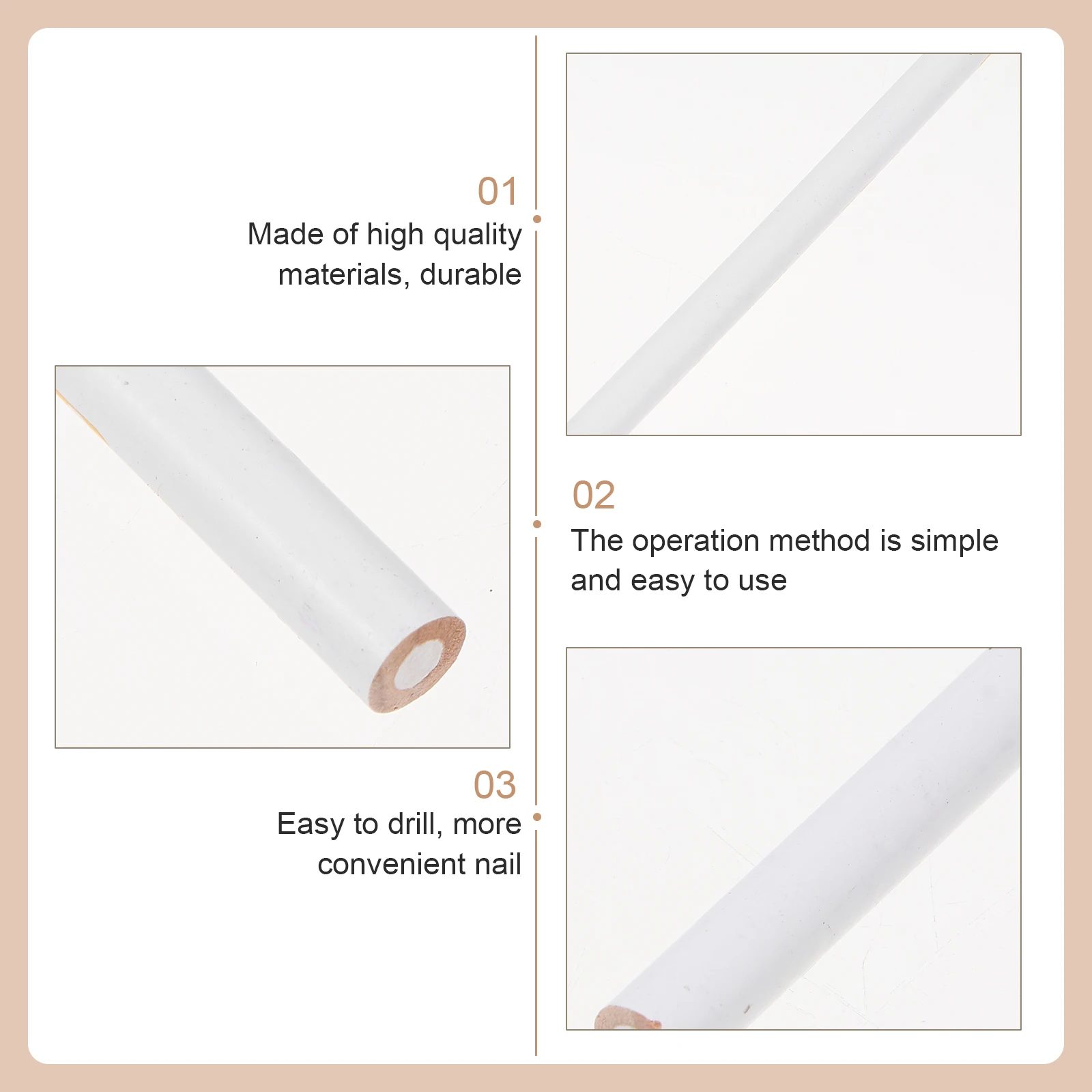 

30 шт., инструменты для дизайна ногтей, сверла, прочные ручки для маникюра, ручки для профессионального и домашнего использования, инструмент для дизайна ногтей