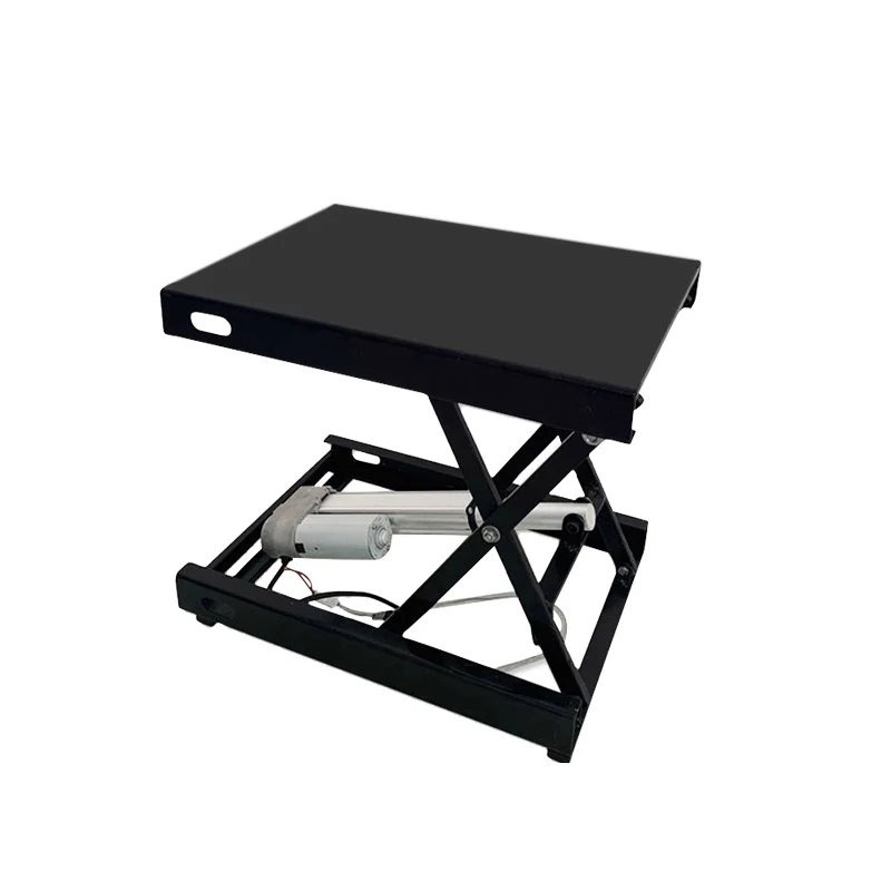 

Electric Scissor Lift Remote Control Electric Lifting Platform Scissor Lift Bracket for Vehicle Truck Workshop Adjustable Height