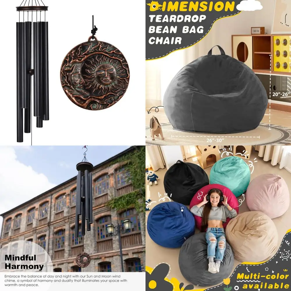 

Vanquer Large Wind Chimes for Outside Deep Tone - 46'' Wind Chimes Outdoor Clearance, Memorial Windchimes, Sympathy Gift, Outdoo