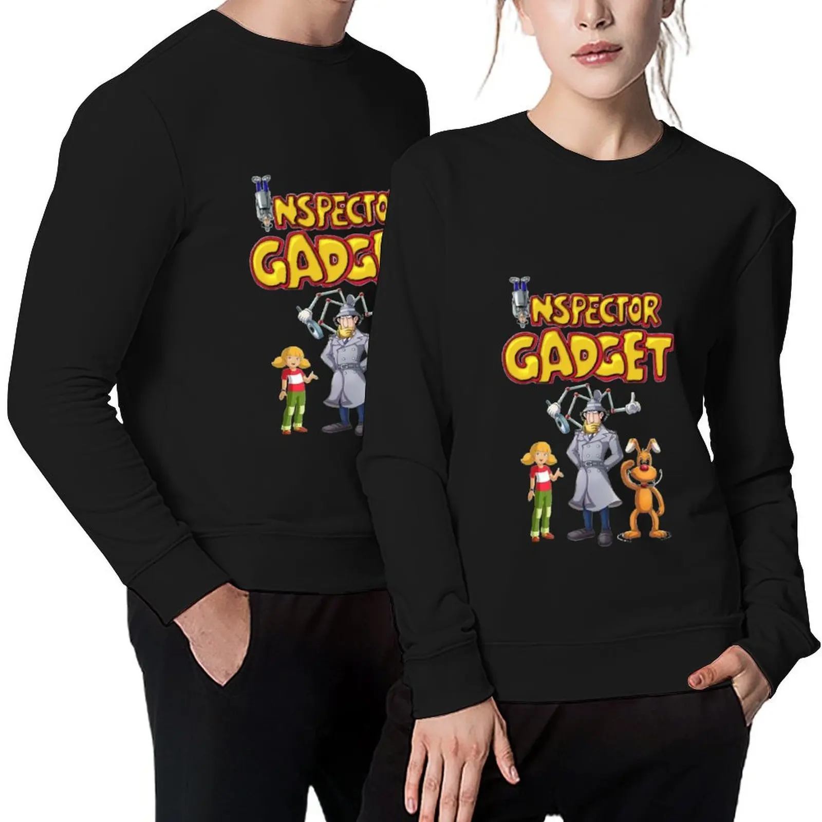 

Lover Gifts Inspector Gadget Cartoon Christmas Pullover men's sweat-shirt set men's autumn clothes men's sweatshirt