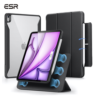 ESR for iPad Pro 13/11 Inch Case (2025/2024) with Pencil Holder Removable Magnetic Back Cover for Air 13/11&Pro 12.9/11&Air5/4