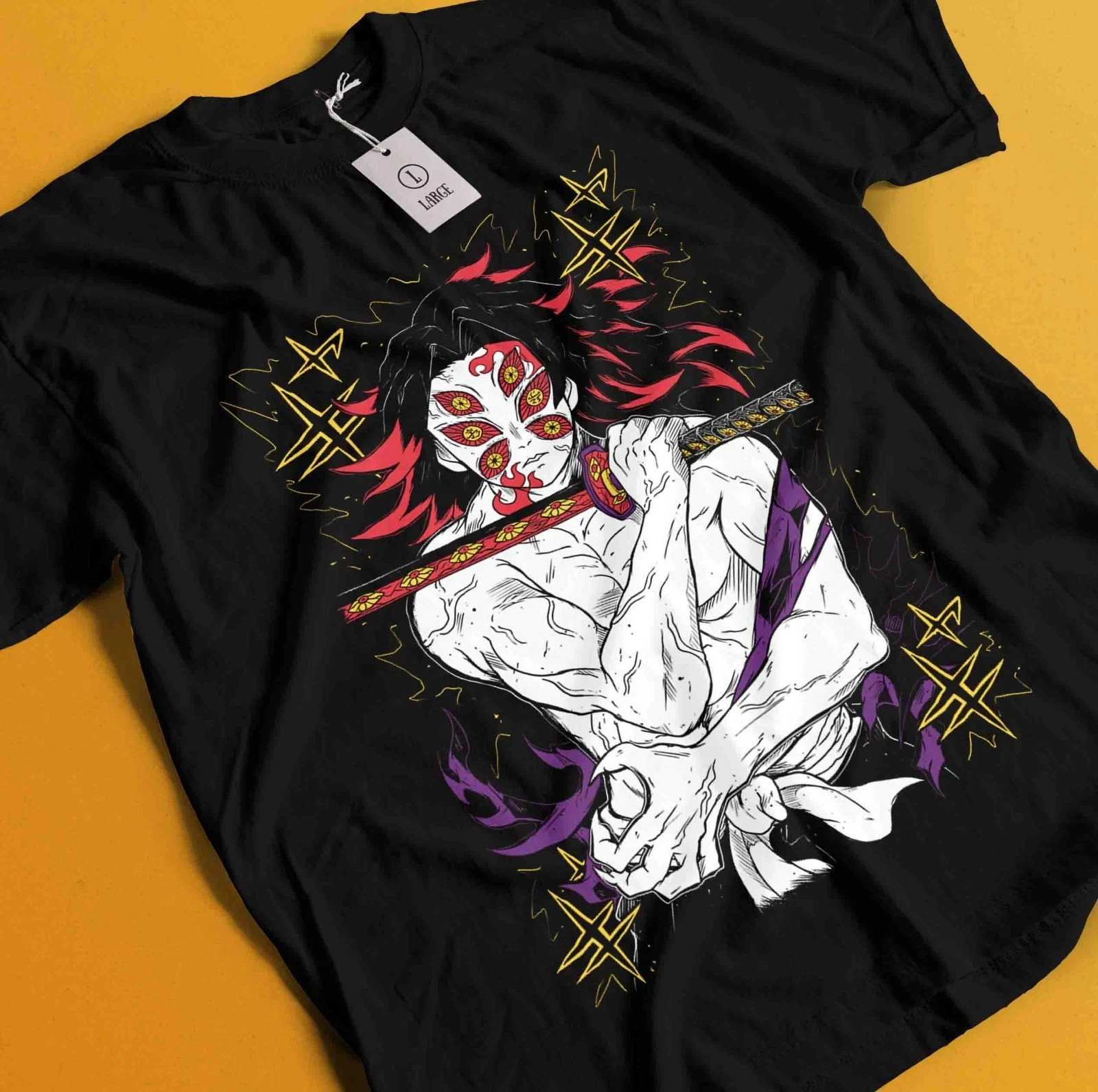 Relaxing and Comfortable Inosuke Tshirt Demon Slayer Kimetsu No Yaiba   2026 New Cotton Summer for Men