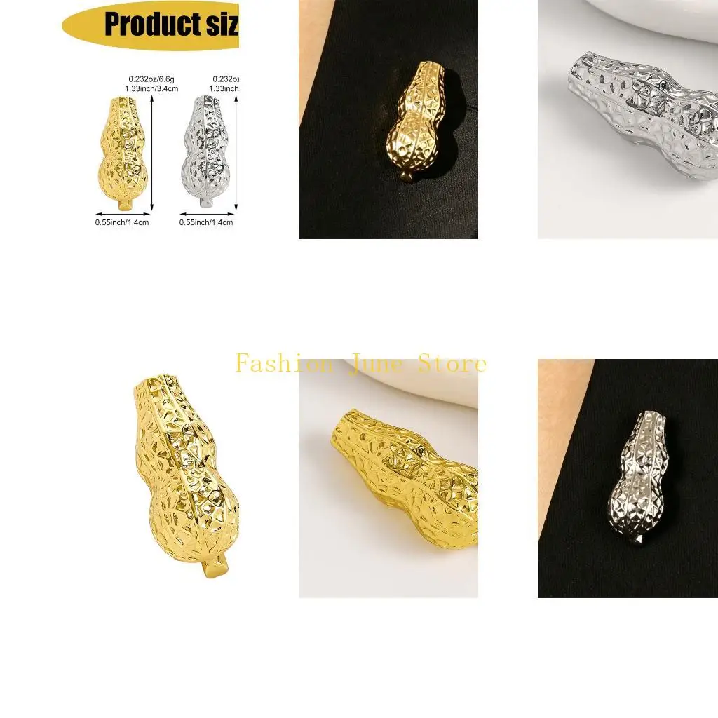 N5KA Wearable DIY Peanut Brooch Base for Small Floral Outfit Looks Daily