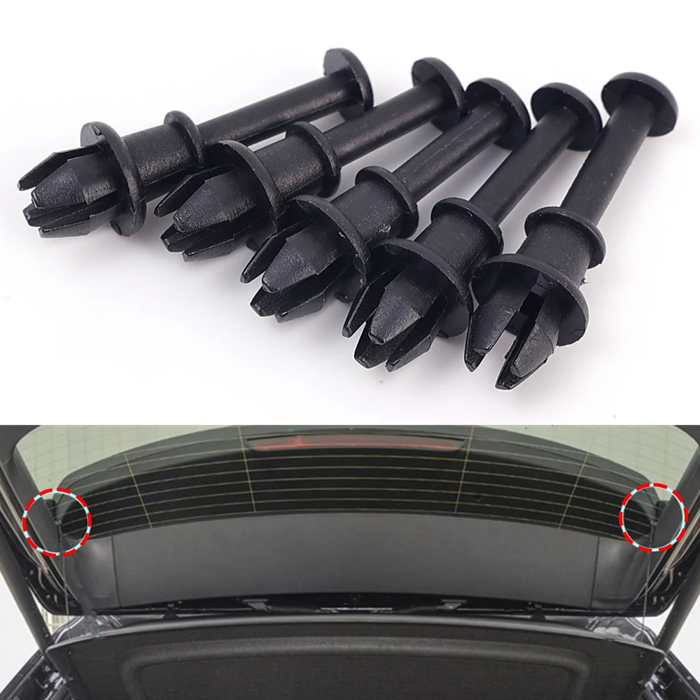 Car Trunk Parcel Shelf String Cord Holding Clip 1M6867574A Rear Boot Strap Hanger Pivot Pin Fastener for Seat Ibiza Leon Toledo