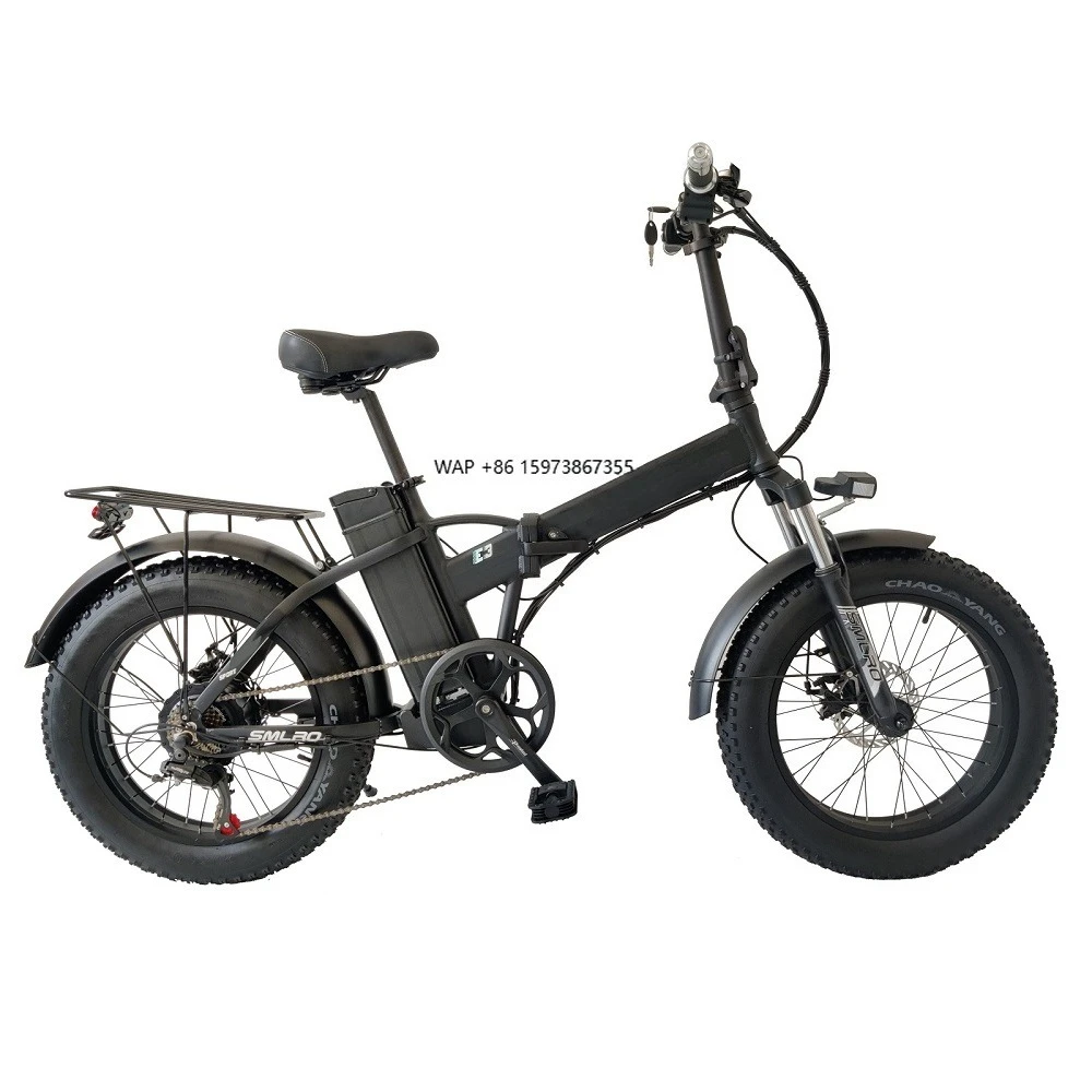 

Smlro E3 Electric Mountain Foldable Bike Electric Bike 48V 500W 1000W 20AH 20*4 Inch Bicycle Fat Tire Ebike 7 Speed E Bike