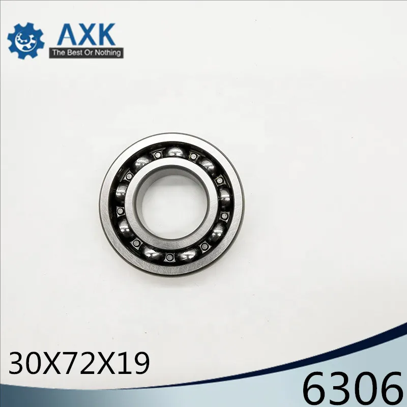 6306 Bearing 30*72*19 mm ABEC-3 P6 ( 1 PC ) For Motorcycles Engine Crankshaft 6306 OPEN Ball Bearings Without Grease