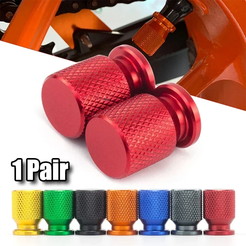

1 Pair Motorcycle Tire Valve Cover Universal CNC Aluminum Alloy Tire Valve Core Cap Motorcycle Dustproof Airtight Cover