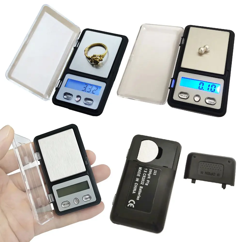 Portable Super Mini Electronic jewerly Scales Weight Balanca 0.01g High Accuracy Backlight Pocket digital scale