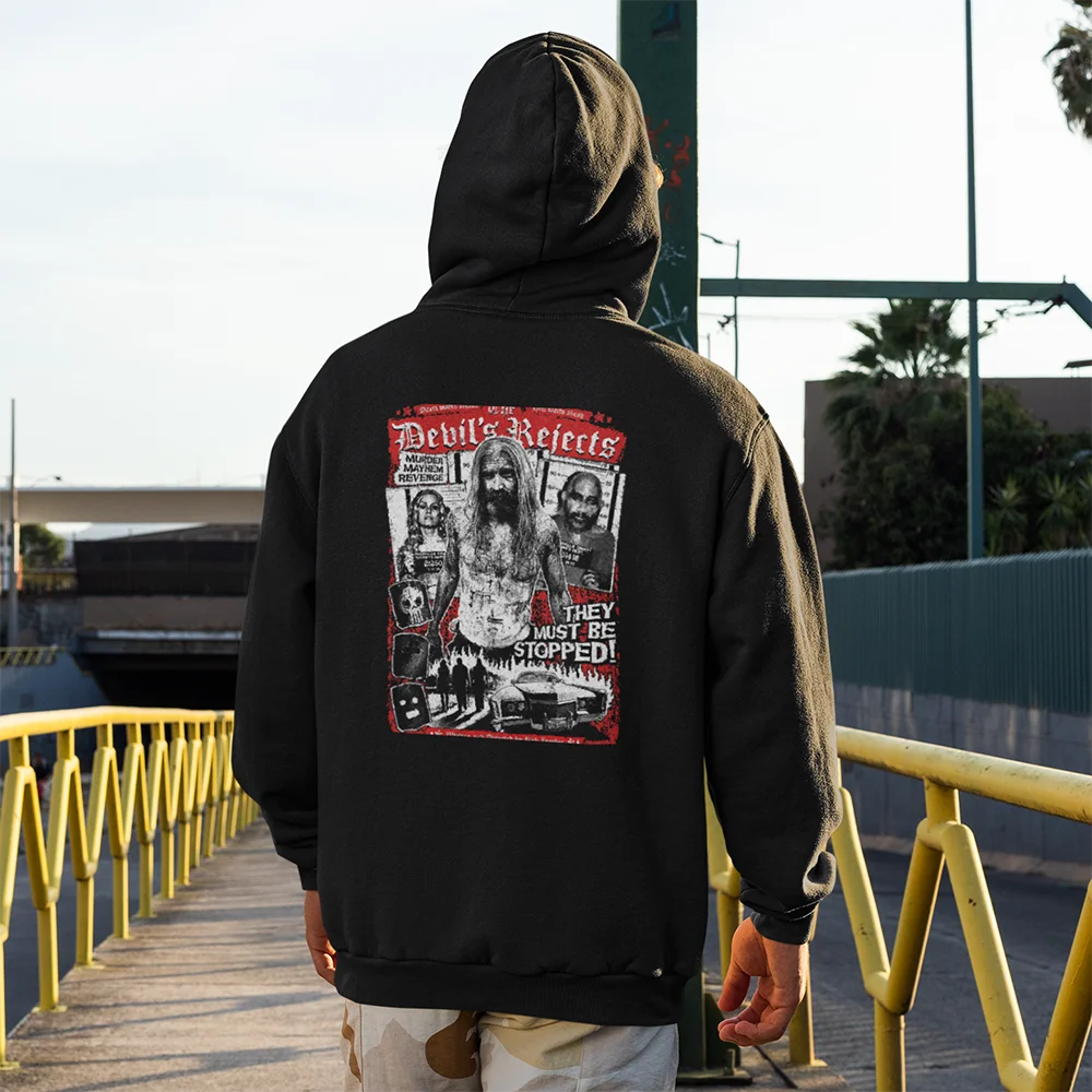 The Devils Rejects Double-sided Printed Hoodie Sweatshirt The devils rejects house of 1000 corpses horror movie Jumpers Hoodies