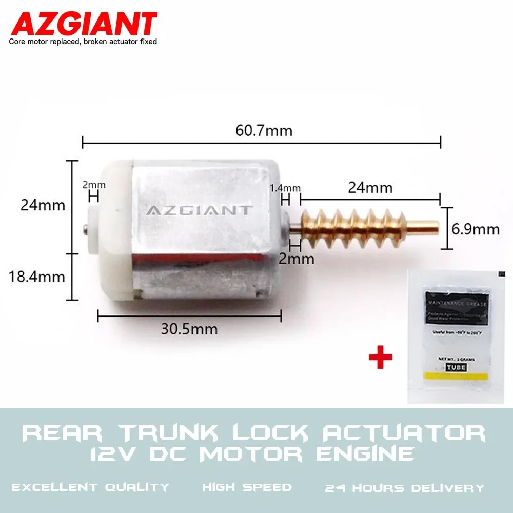 

AZGIANT For Kia Borrego Mohave RIO RIO5 Lock Actuator for Central Locking System Rear Trunk 12V DC Motor Engine