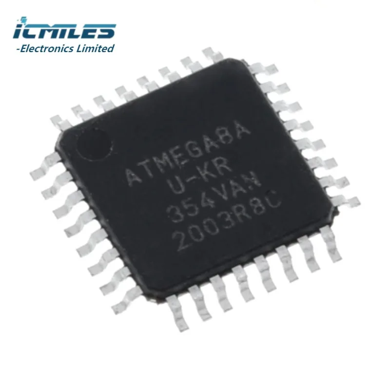 1/5/10pcs ATMEGA8A-AU ATMEGA8 IC MCU 8BIT 8KB FLASH 32TQFP AVR® ATmega 16MHz spot goods