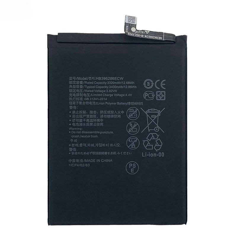 New HB396286ECW 3.82V 3320mAh Mobile Phone Battery For Huawei Honor 10 Lite 20 Lite 10i 20i P Smart 2019 Honor 20i Enjoy 9S