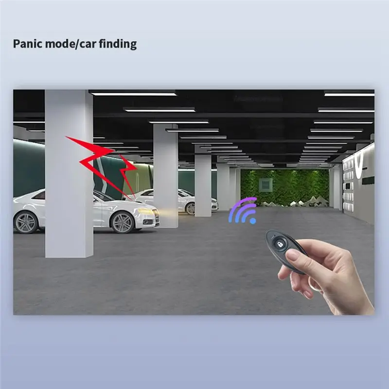 Stable-For DC12V Vehicle Compatible DIY Car Alarm System Featuring Adjustable Sensitivity For Enhanced Security