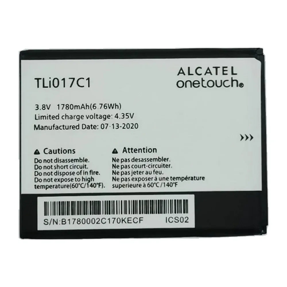 New Original TLi017C7 Battery TLi017C1 For Alcatel One Touch Pixi 3 4.5