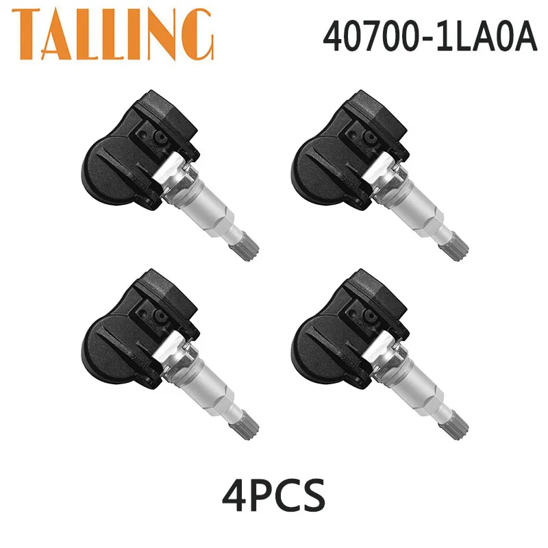 40700-1LA0A 4x TPMS Tire Pressure Sensor for Nissan 370Z Leaf Quest Infiniti G25 G37 M37 M56 Q60 QX50 2011 2012 2013 407001LA0A