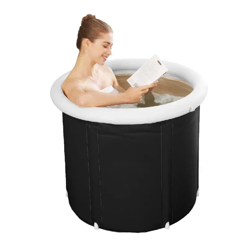 New Large Size Hot Bath Bucket Inflatable Free Standing Thickened Folding Portable Adult