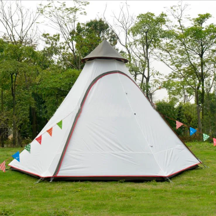 New style camping tipi tent double layer Indian teepee bell tent