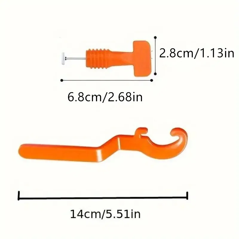 151 Pieces, Polypropylene (Pp) Adjustable Ceramic Tile Spacer, with Positioning Cone and Positioning Label, for Professional Floor and Wall Tiles