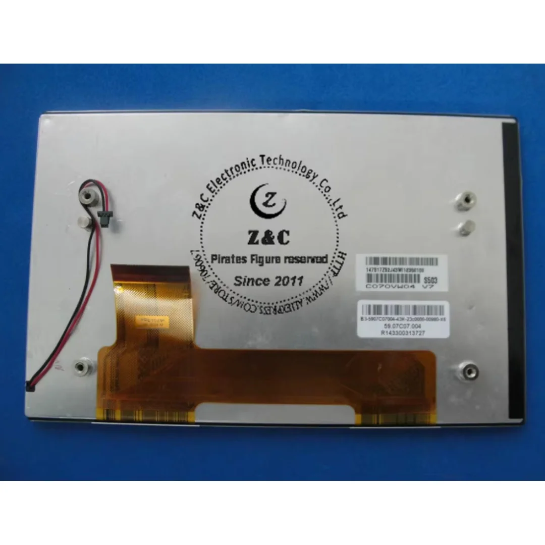 

C070VW04 C070VW04 V7 C070VVN02.0 C070VVN02 Абсолютно новая оригинальная 7-дюймовая ЖК-панель дисплея для автомобильной GPS-навигационной системы от AUO