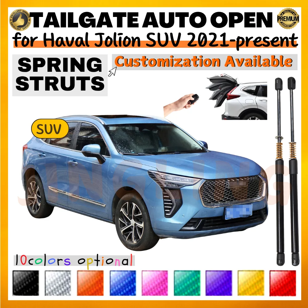 Qty(2) Trunk Struts with Spring for Haval Jolion SUV 2021-present 6309100XST01A Rear Tailgate Boot Lift Supports Shock Absorbers