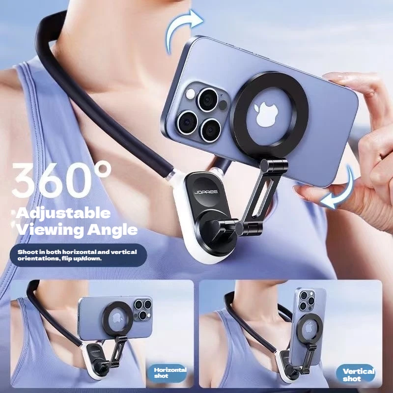

Magnetic Neck Phone Holder for GoPro Phone POV Vlog Hands Video Recording Content Creator Essentials cameras accessories
