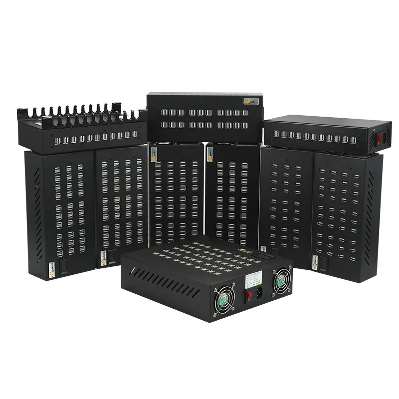 22/30/40/60/80/100 Ports USB Charging Station 200W/300W Hub Desktop Fast Multi Usb Charger Mobile Phone Tablet