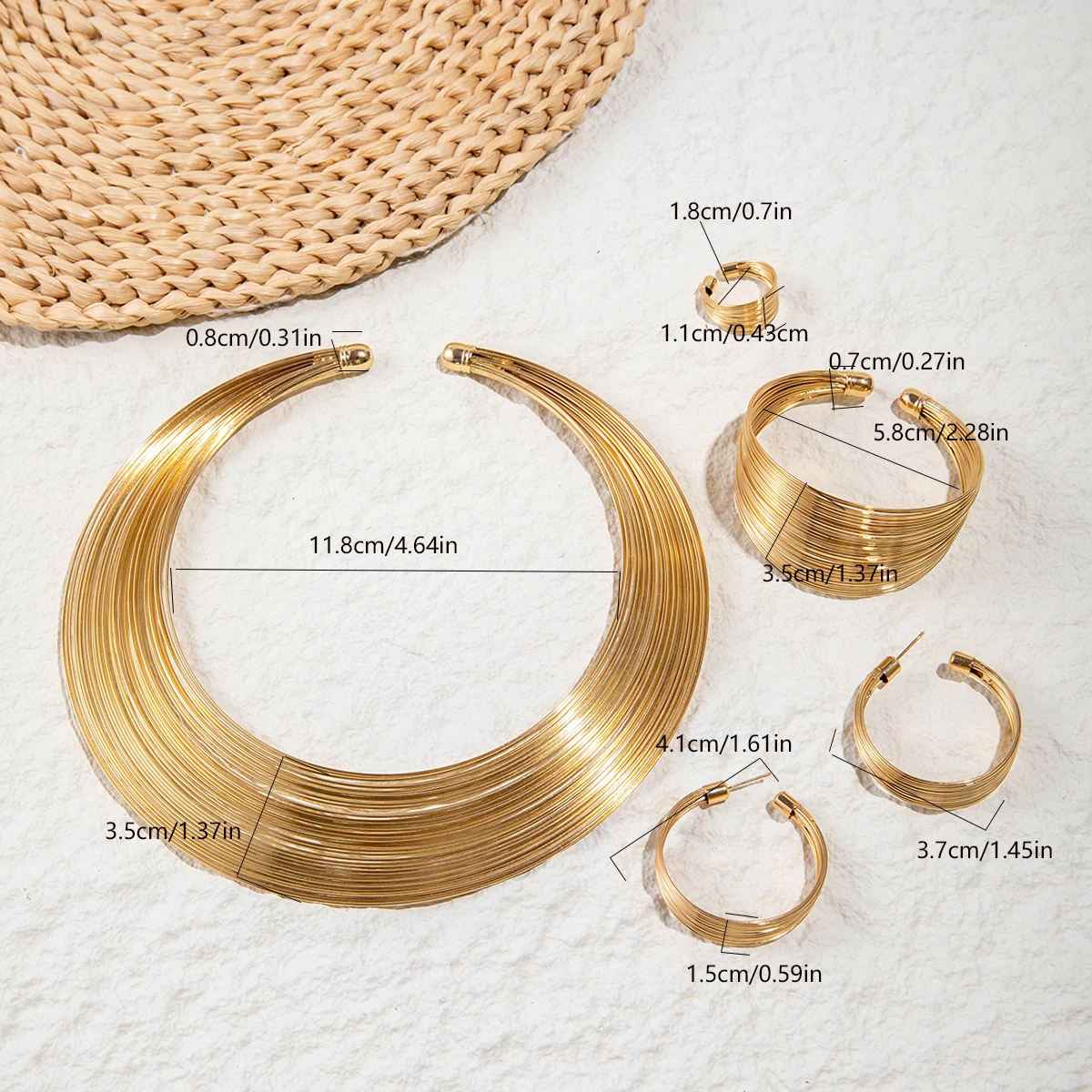 Tocona موضة الذهب والفضة اللون سوار مجموعة للنساء متعدد الطبقات العرقية مبالغ فيها حلقة مفتوحة مجموعة مجوهرات اكسسوارات