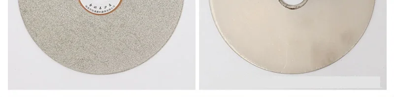 1 Stücke 6 "150mm Diamantbeschichtete Flache Runde Scheibe Schmuck Polnischen Schleifscheibe Schleifscheibe Schleifblatt Sand Tablett – Detail 6