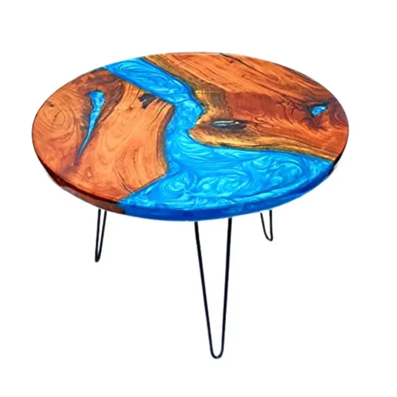 Modern Wood Resin Stool Dining Chair Luxury Exclusive Home Decoration Premium Wood Side Stool