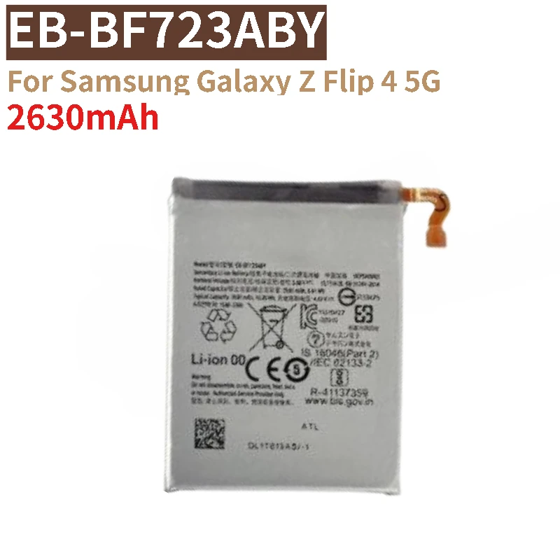 For Samsung Galaxy Z Flip 4 5G F724 F723 SM-F7210 Replacement Battery EB-BF723ABY EB-BF724ABY Brand New High Quality