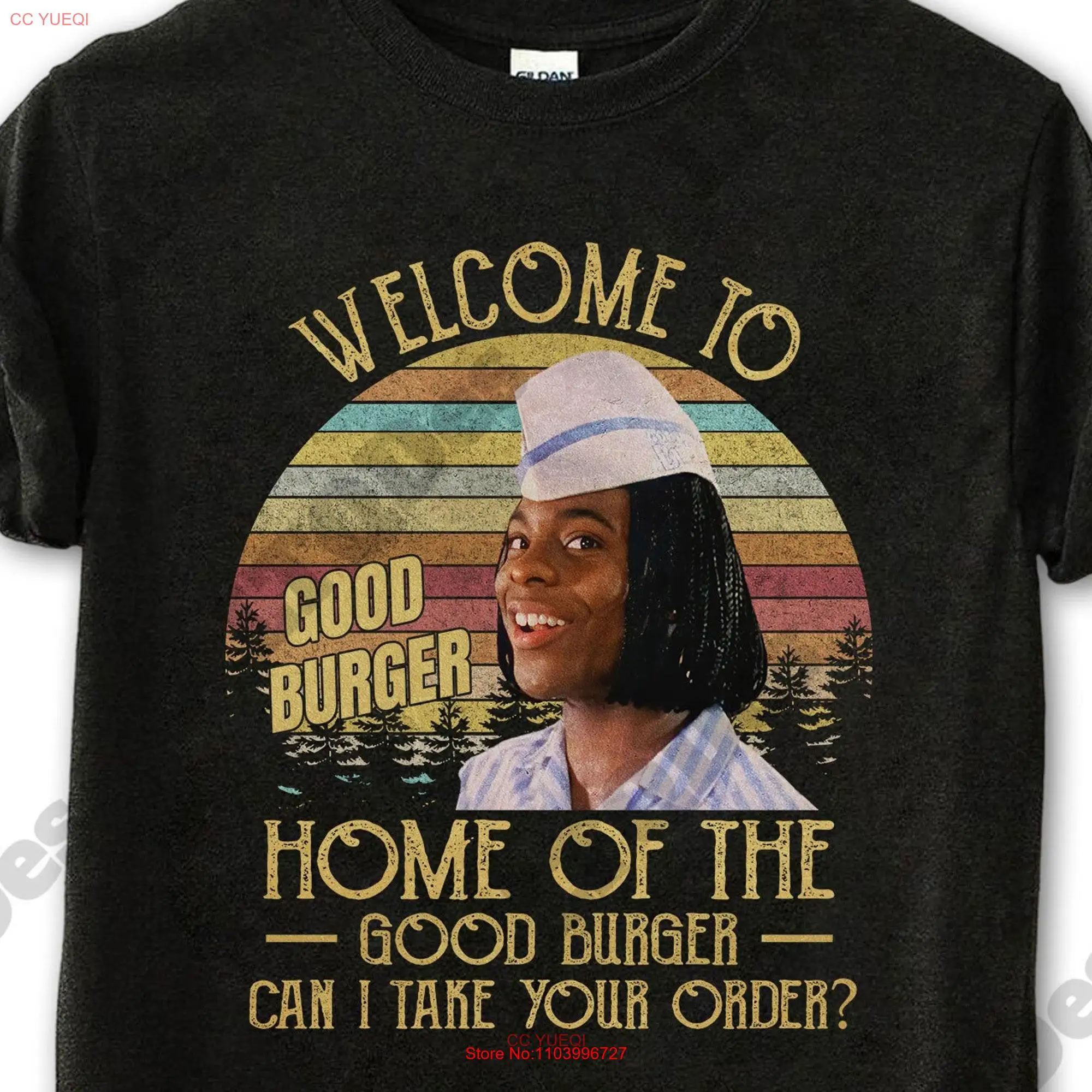 Kel Mitchell Welcome To Good Burger Vintage T Shirt Movies Quote  long or short sleeves