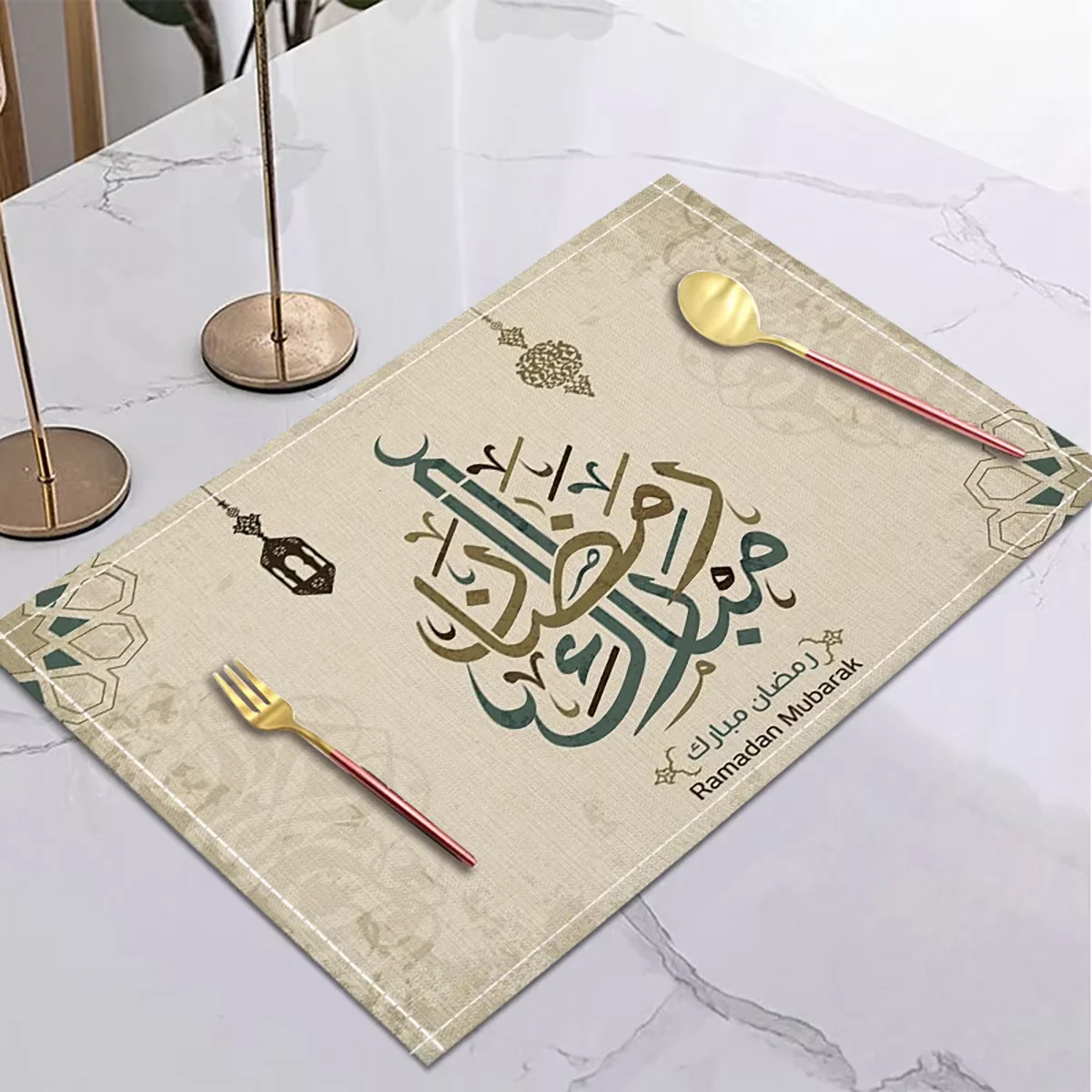 Living Room Anti-scalding Insulated Dining Table Mats Nordic Style Household Decorative Placemats Rectangular Western Placemats