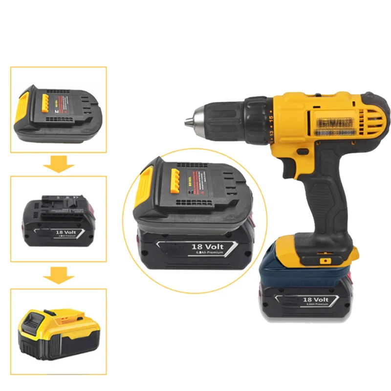 AT29-BS18DL Battery Adapter For  18V Battery Use For  18V/20V Li- Battery Power Tools 4-PIN Converter