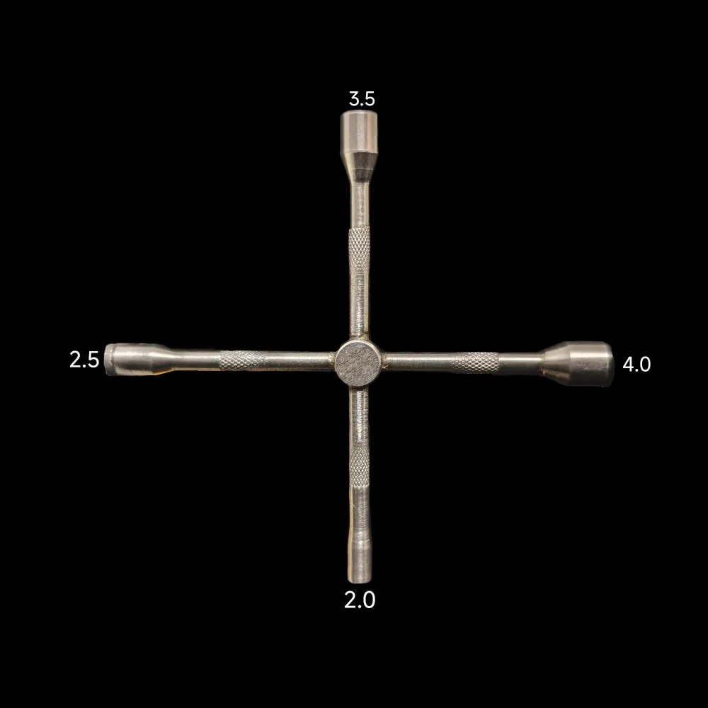 JDM-213 Rc Stainless Steel Cross Sleeve High Quality Socket Toy Model Parts For Tamiya Trailer Scania Man Mercedes-Benz