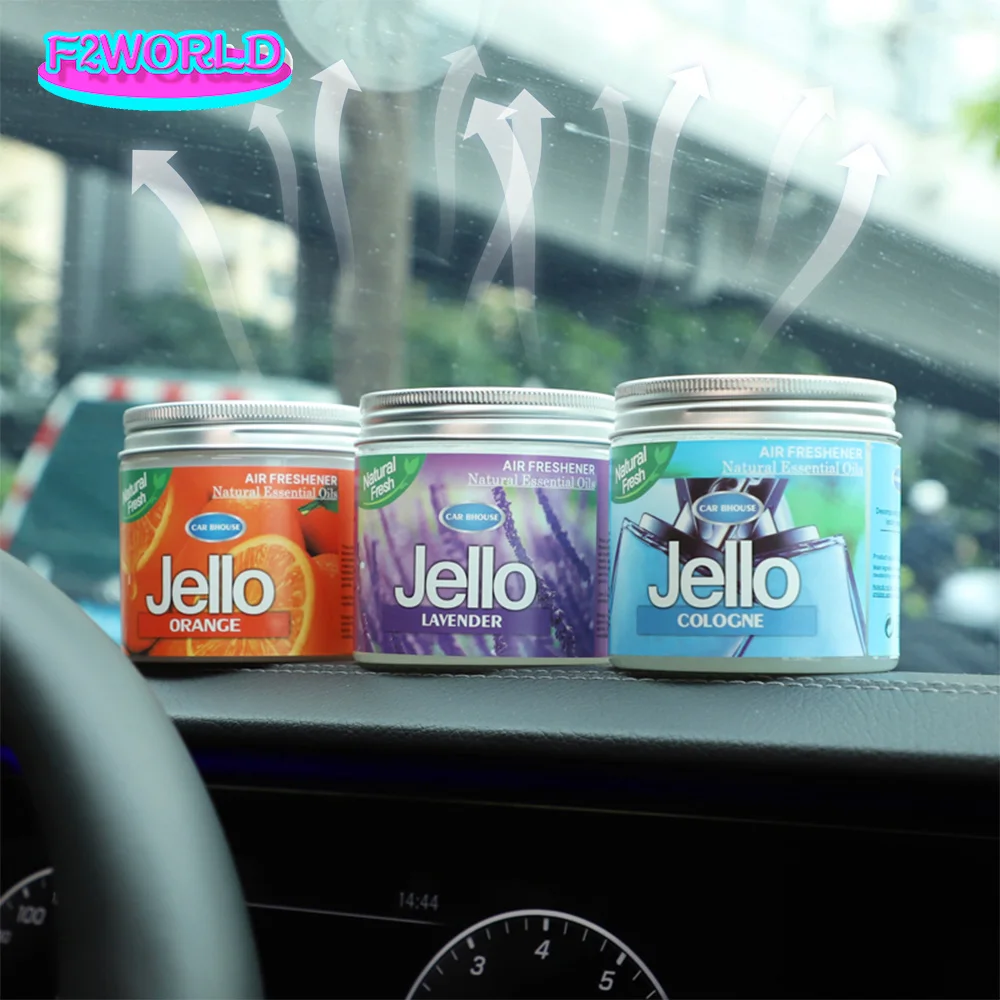 Car Air Freshener Solid Balm Cologne Lavender Lemon Vanilla Odor Eliminator Long-lasting Perfume Scent Ornament Auto Accessoies