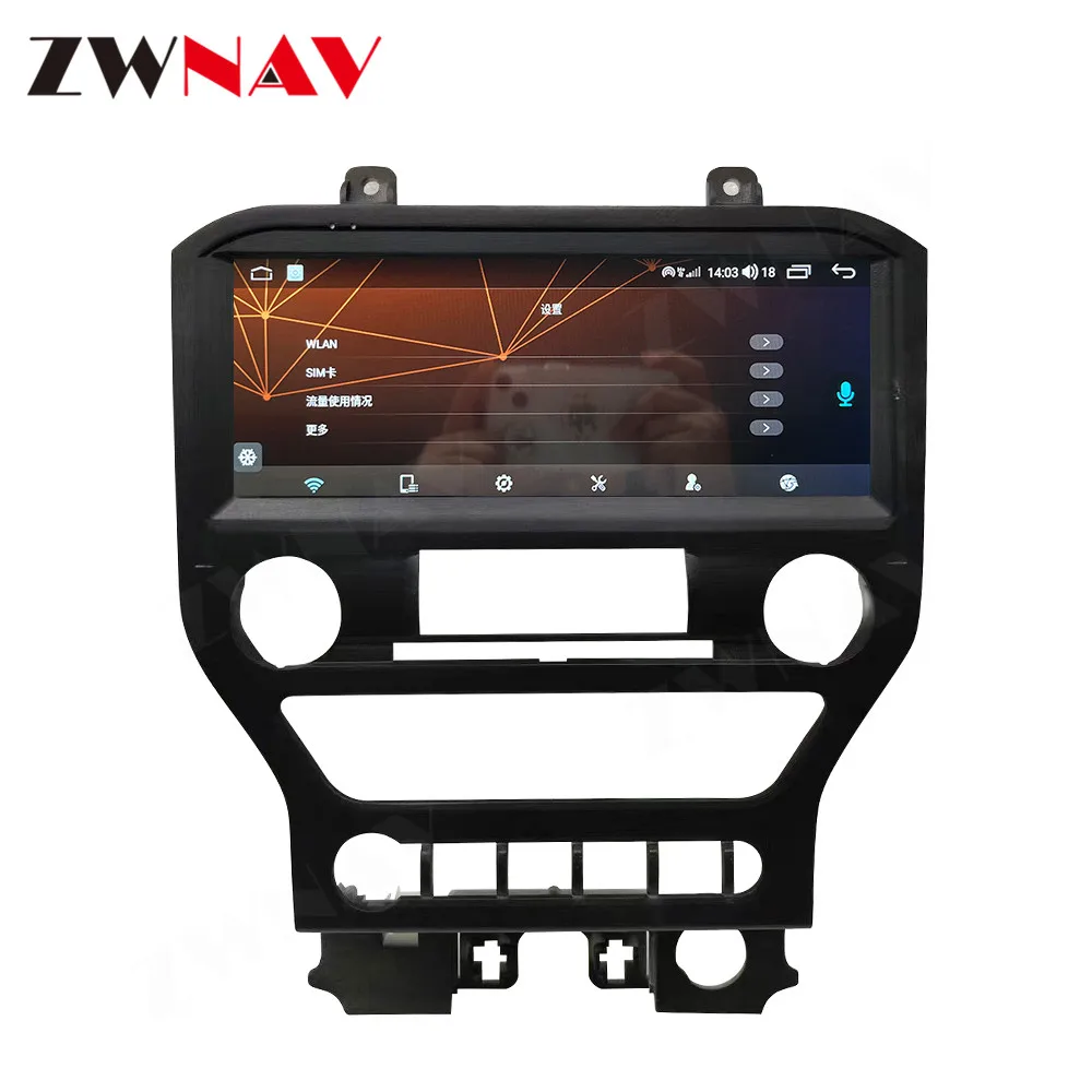 راديو السيارة مشغل فيديو وسائط متعددة ، نظام تحديد المواقع والملاحة التلقائي ، وحدة الرأس ، مشغل سيارة ، أندرويد 6 + + + + + + ، فورد موستانج S550-ay