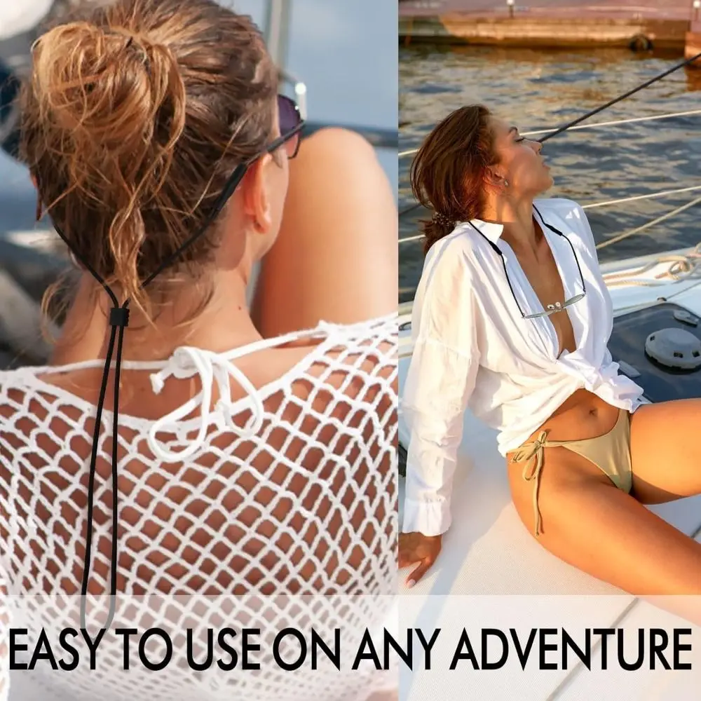 1/3Pcs Neck Cord Adjustable Eyewear Rope String Holder Scalable Glasses Strap Sports Silicone Anti-Slip Strings Glasses Rope