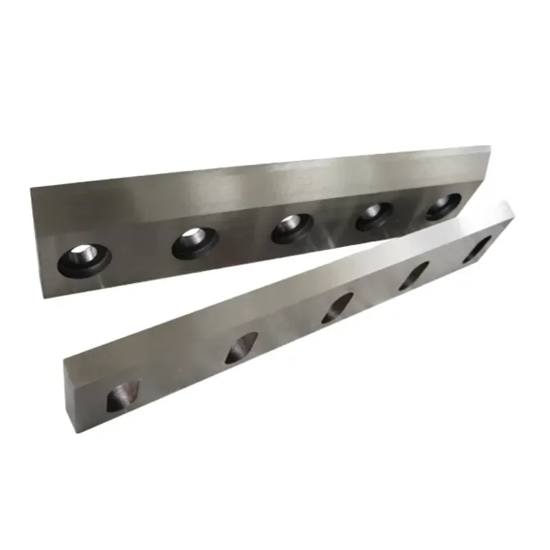 Custom Drawing Services SKD11 Industrial Blades O-1 Inlay HSS Carbide Inlay Cutting Parts Knives for Recycling for Machinery
