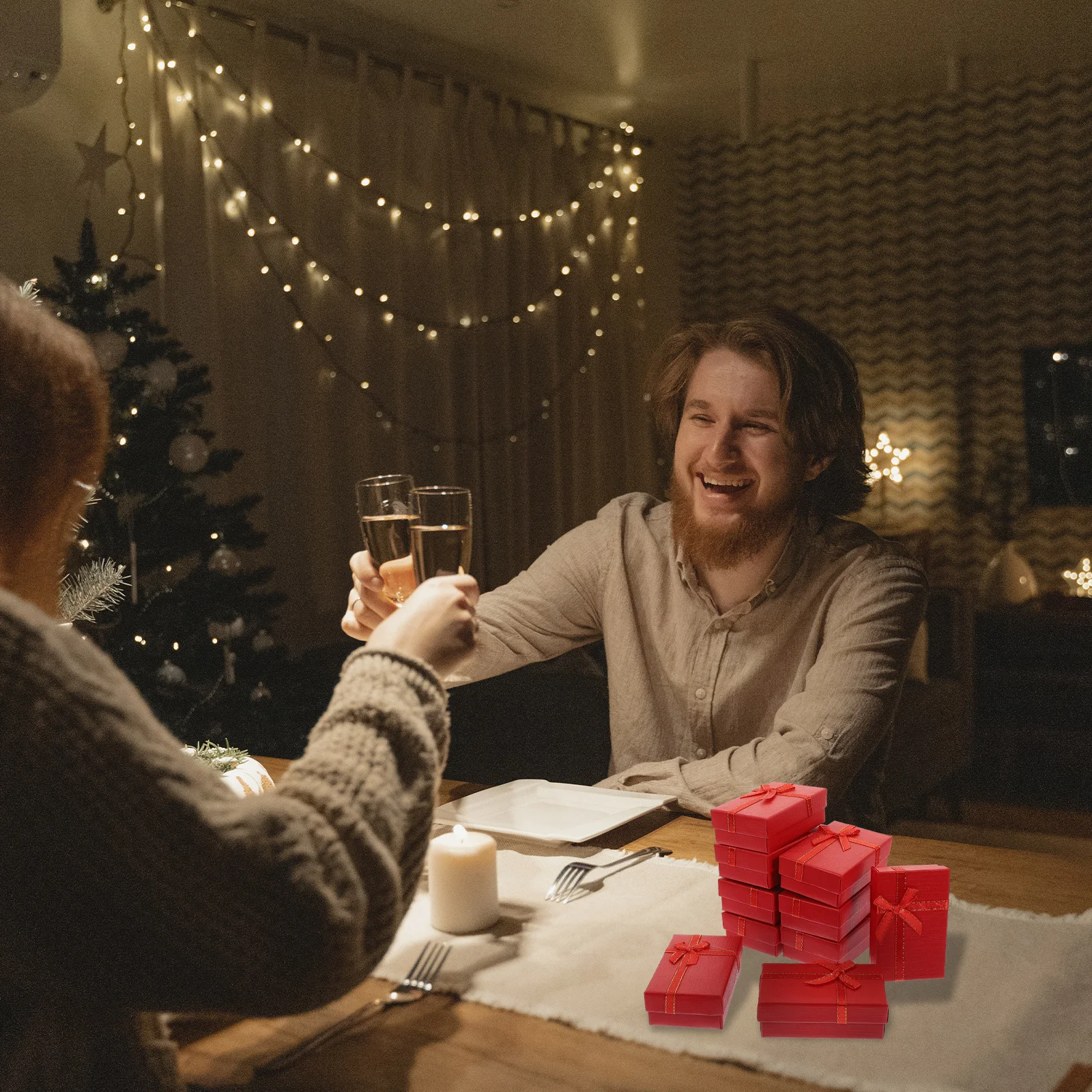 

24 шт., органайзер для ювелирных изделий, небольшой дорожный футляр для ювелирных изделий для колец, серег, ожерелий, портативный контейнер для хранения, подарочная коробка