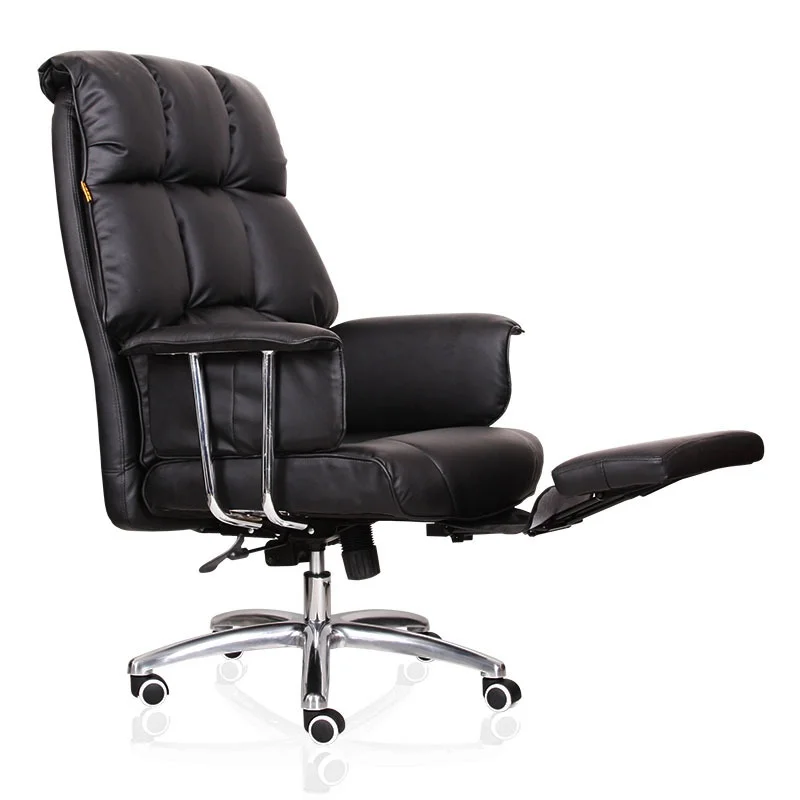 

Sillas De Oficina Executive Boss Chair Ergonomic High Back Leather Office Chair Luxury Swivel Chaise Bureau Office Furniture