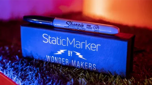 Static Marker By Wonder Makers Sharpie Magic Tricks Close Up Magic Mentalism Magicians Prop Accessory Illusion Gimmick Tutorial