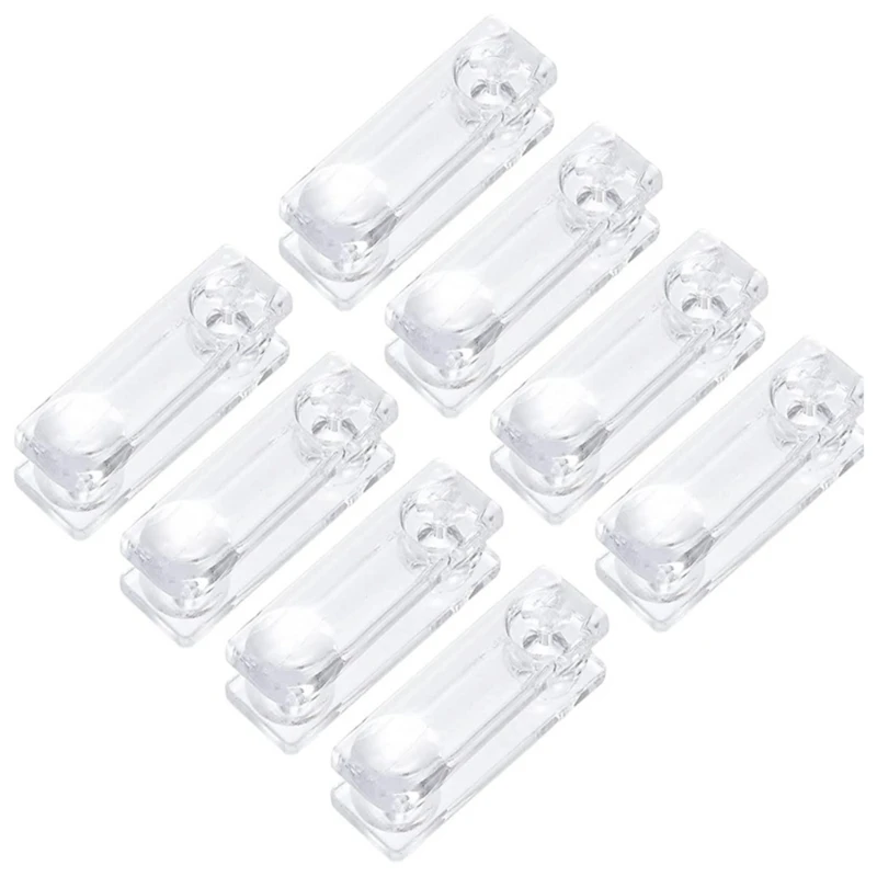 

8 Pack Plastic Vertical Blinds Cord Handle Roller Blind Pull Beads Clear Suspension Pendants for Curtain Cord Weight M76D