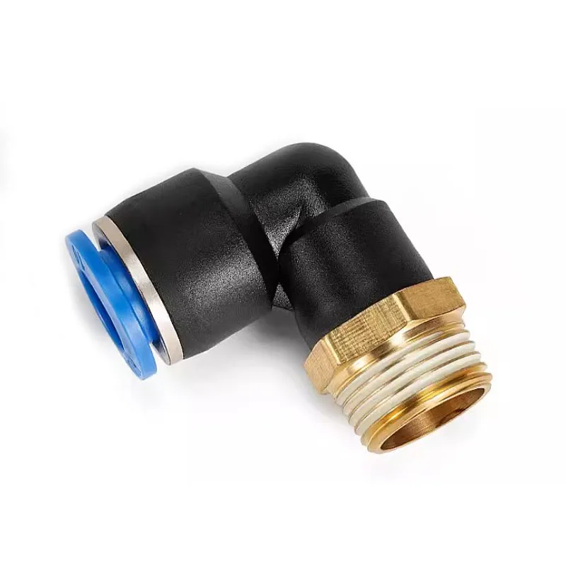 PL Pneumatic Quick Connector Threaded Elbow PL6-01/8-02/8-04/10-02/12-03 Hose Air Fitting - Image 3